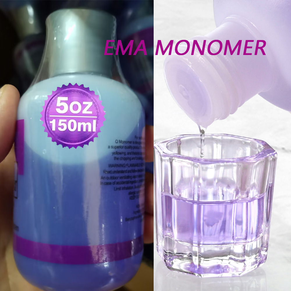 Nail Art Emas - น้ำยาทาเล็บอะคริลิคโมโนเมอร์ขนาด5ออนซ์ (150มล.) ระบบการต่อ/จุ่ม/แกะสลักคริสตัลอุปกรณ์ทำเล็บแบบเหลว