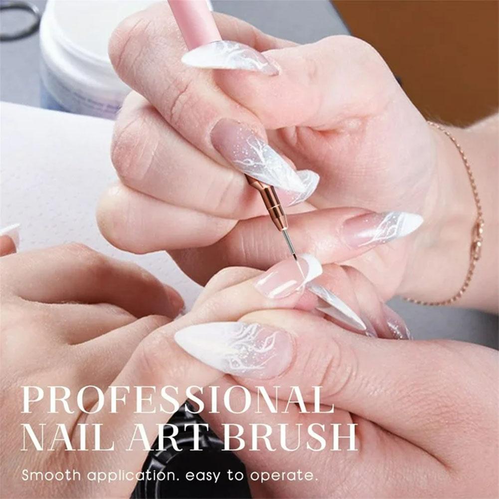 ชุดแปรงเพ้นท์เล็บ 5 ชิ้น ขนาด  - Nail Art Brush Set บทวิจารณ์และราคา