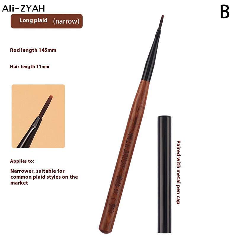 【ZYH】1/3 ชิ้น ชุดแปรงวาดลายเล็ - Nail Art Brush Set บทวิจารณ์และราคา