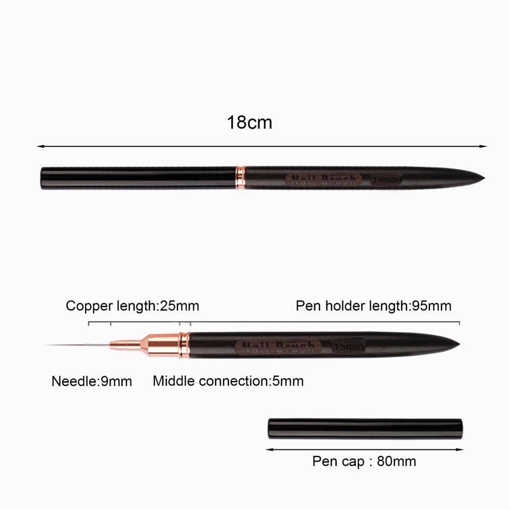แปรงแต่งเล็บละเอียด 6/9/12/15/ - Nail Art Brush Set บทวิจารณ์และราคา