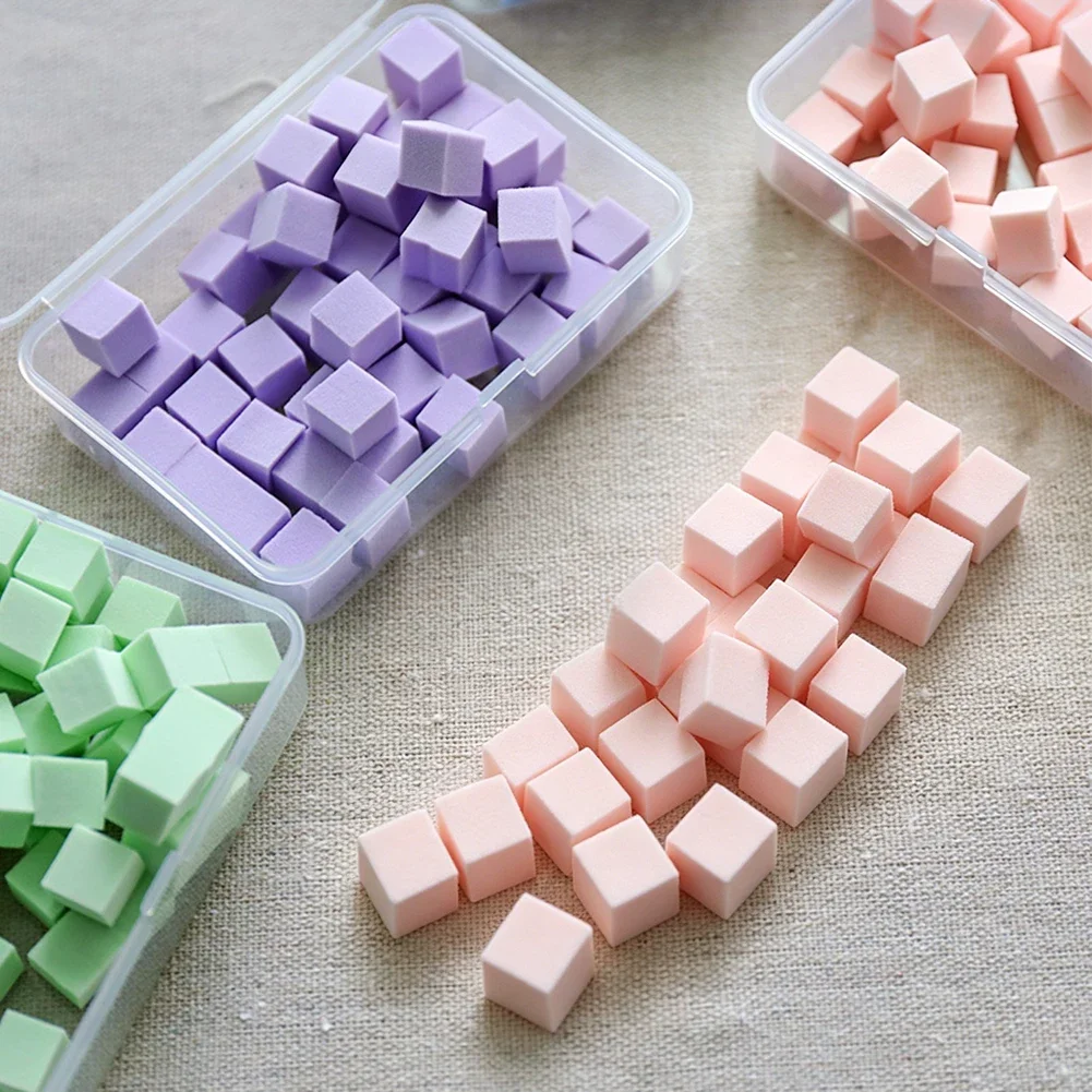 ชุดฟองน้ำแต่งเล็บทรงลูกบาศก์ขน - Nail Art Ombre Pink บทวิจารณ์และราคา