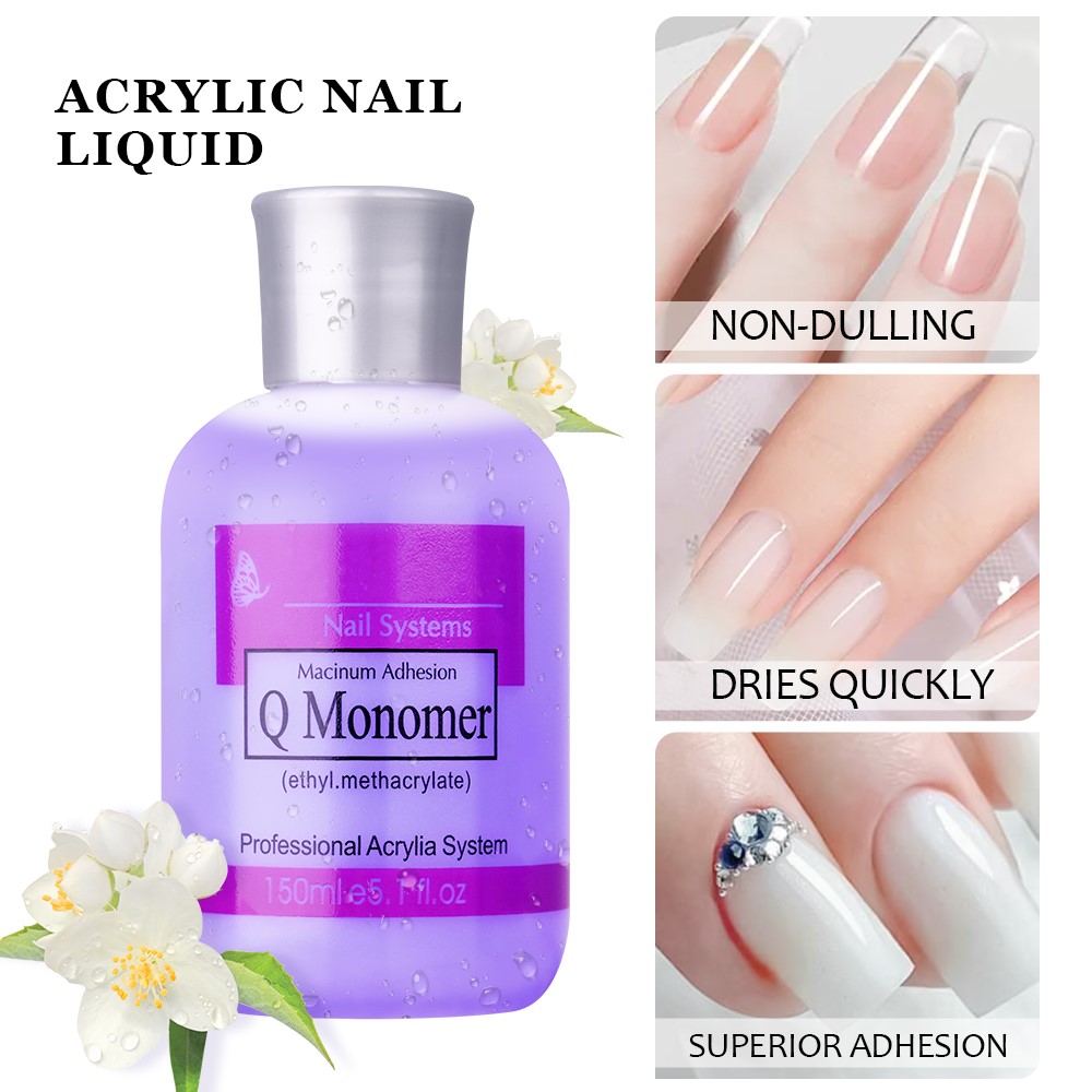 น้ำยาทาเล็บอะคริลิคโมโนเมอร์ขน - Nail Art Emas บทวิจารณ์และราคา