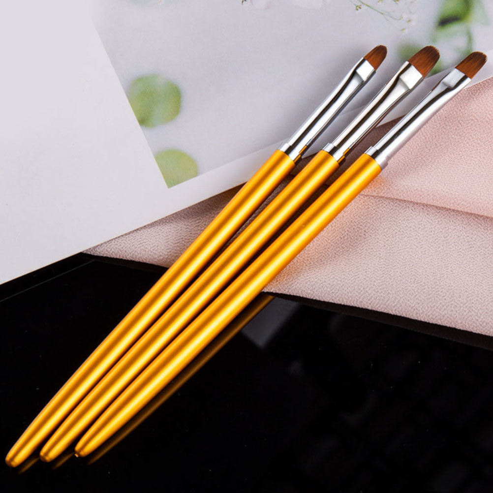 ชุดปากกาเพ้นท์เล็บเจล UV 3 ชิ้ - Nail Art Brush Set บทวิจารณ์และราคา