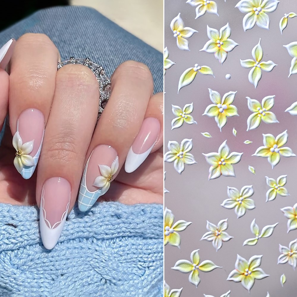 สติ๊กเกอร์ตกแต่งเล็บลายดอกลิลล - Nail Art Ombre Pink บทวิจารณ์และราคา