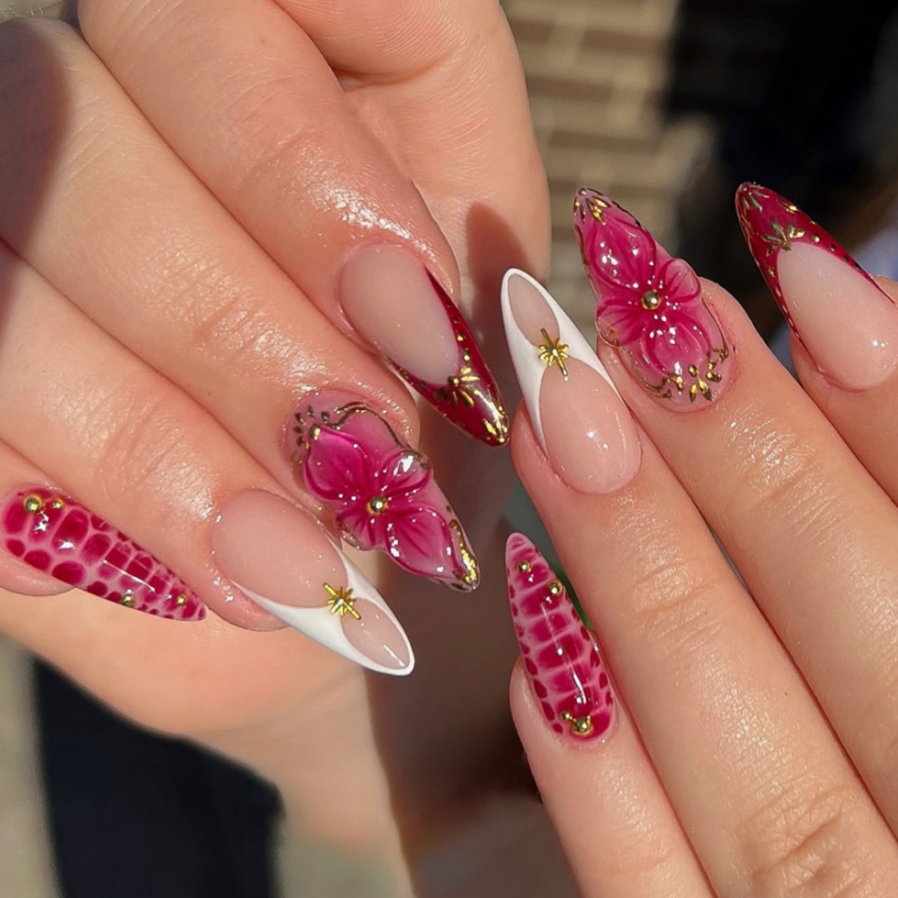 ชุดเล็บปลอมแบบกดติด 24 ชิ้น ลา - Nail Art Design บทวิจารณ์และราคา