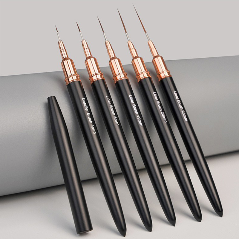 # ชุดแปรงเพ้นท์เล็บมืออาชีพ 5  - Nail Art Brush Set บทวิจารณ์และราคา