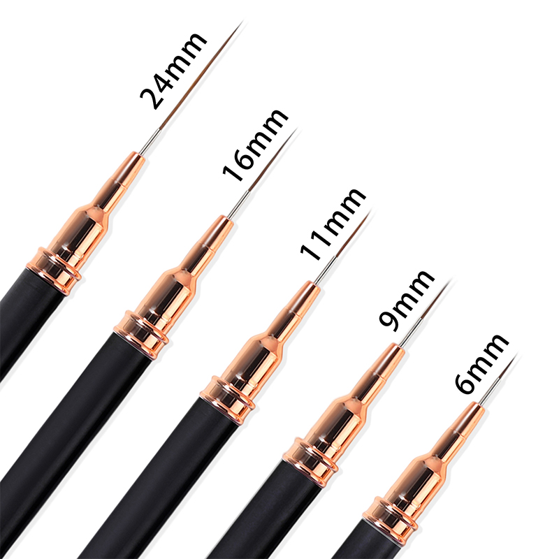 # ชุดแปรงเพ้นท์เล็บมืออาชีพ 5  - Nail Art Brush Set บทวิจารณ์และราคา