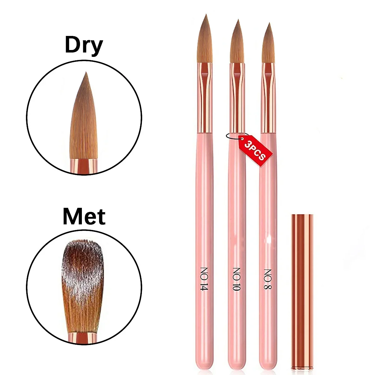 ปากกาเล็บ ชุดเพ้นท์เล็บพิเศษ 3 - Nail Art Brush Set บทวิจารณ์และราคา