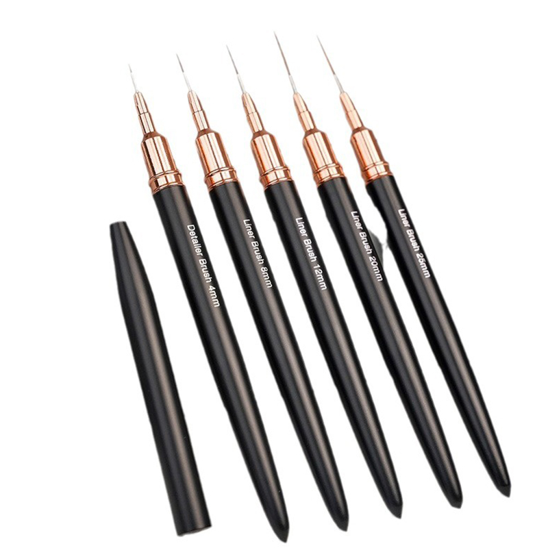 【K】ชุดแปรงเพ้นท์เล็บ 5 ชิ้น สำ - Nail Art Brush Set บทวิจารณ์และราคา