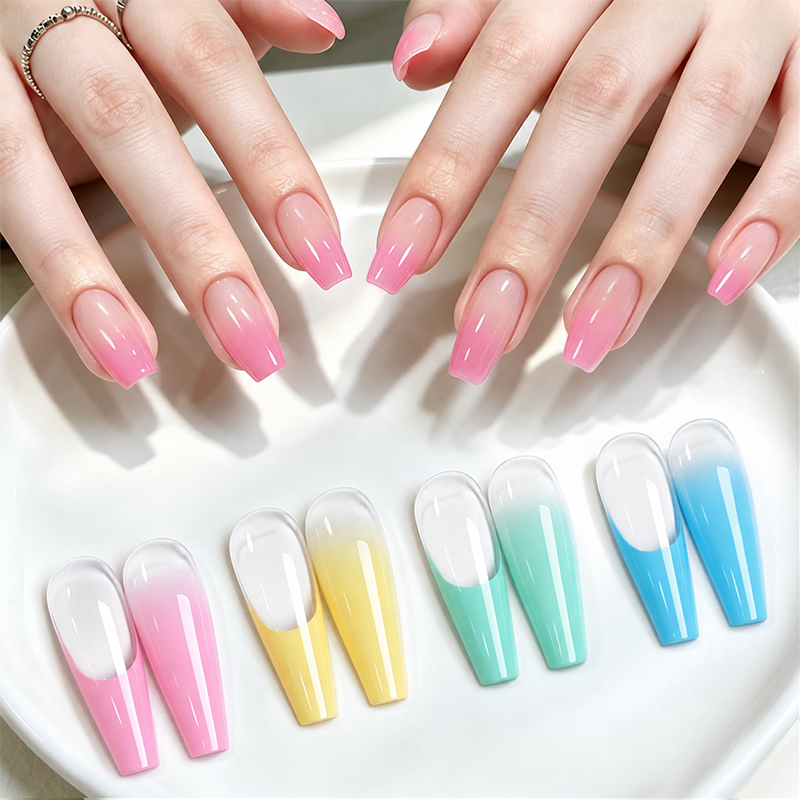 ยูอาร์ ชูการ์ ยาทาเล็บเจลสีชมพ - Nail Art Ombre Pink บทวิจารณ์และราคา