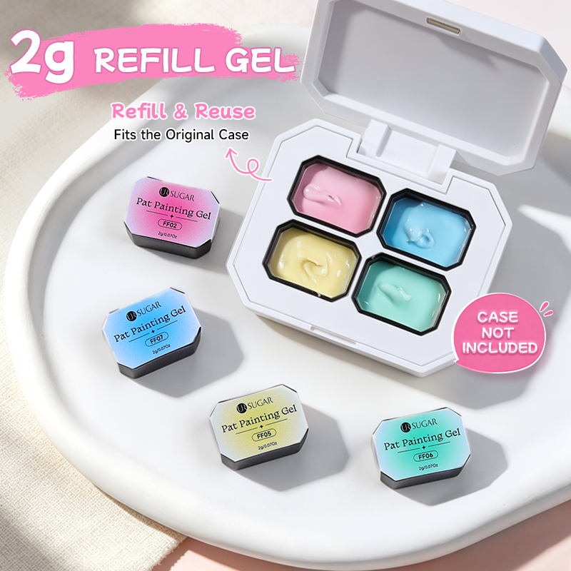 ยูอาร์ ชูการ์ ยาทาเล็บเจลสีชมพ - Nail Art Ombre Pink บทวิจารณ์และราคา