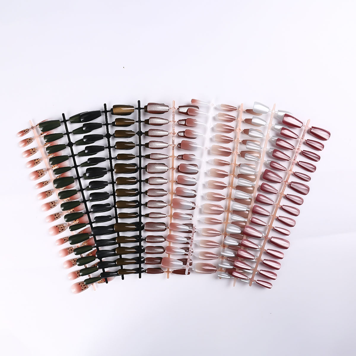 เล็บปลอมแบบกดติด 30 ชิ้น รูปทร - Nail Art Ombre Pink บทวิจารณ์และราคา