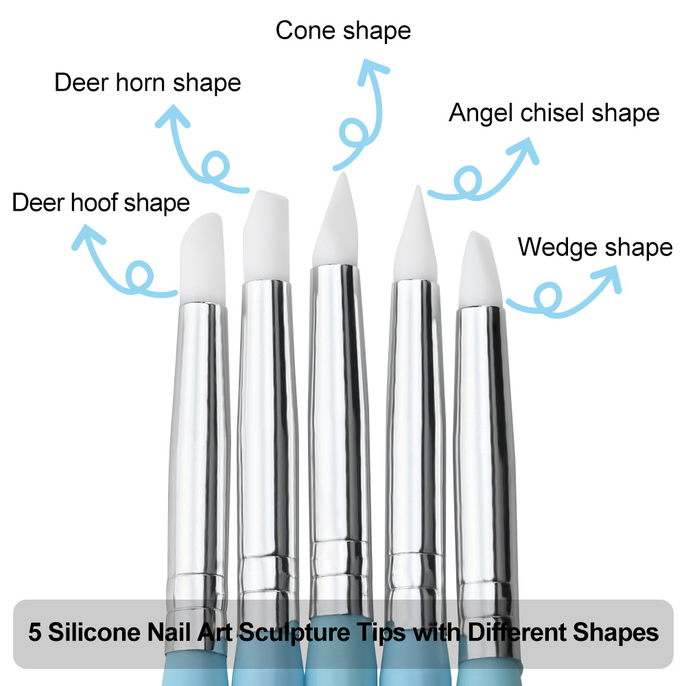 ชุดแปรงเพ้นท์เล็บ 1/3/5/6 ชิ้น - Nail Art Brush Set บทวิจารณ์และราคา