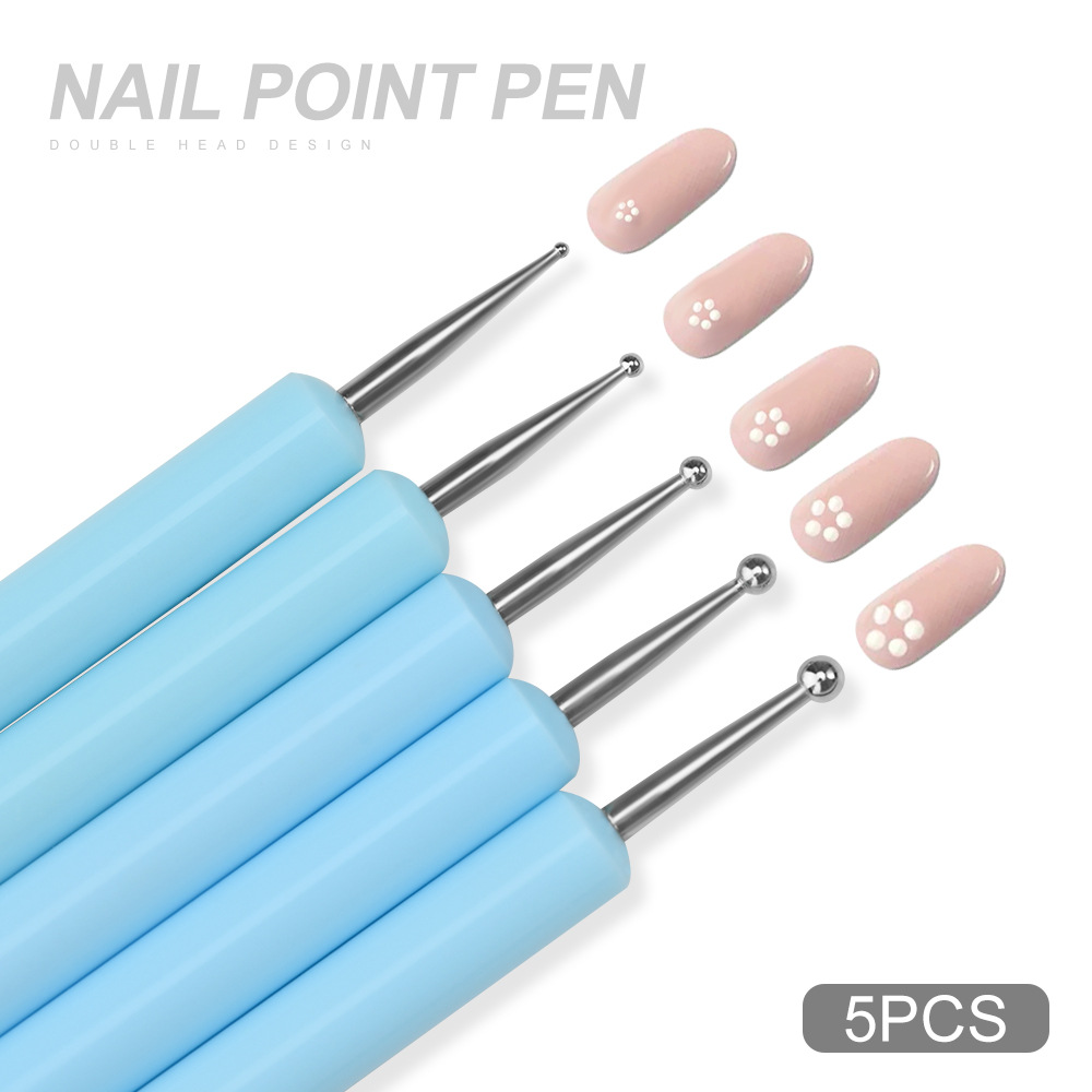 ชุดแปรงเพ้นท์เล็บ 1/3/5/6 ชิ้น - Nail Art Brush Set บทวิจารณ์และราคา