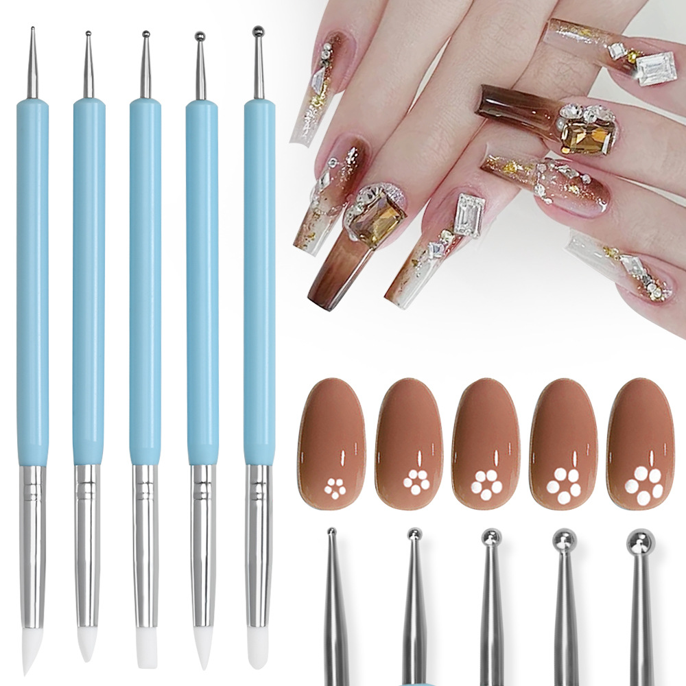 ชุดแปรงเพ้นท์เล็บ 1/3/5/6 ชิ้น - Nail Art Brush Set บทวิจารณ์และราคา